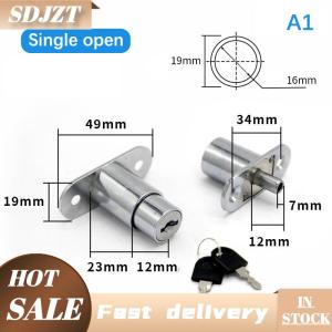 SDJZT Drawer Push Lock Sliding Door Showcase Cupboard Cabinet Locks Window Security
