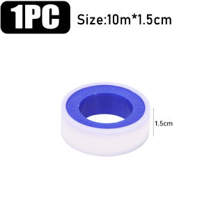 50/1 Roll PTFE Thread Sealing Tape Gas Plumbing Water Pipe Tape 10M Waterproof Industrial Duct Taps Shower Head Sealant Strips