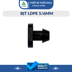 Combo 20 bịt dây 5-6mm - Chất liệu nhựa màu đen - Thiết bị dùng bịt đầu cuối của đường ống tưới nhanh chóng hiệu quả