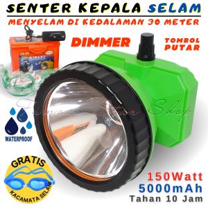 Senter Kepala Kiseki Anti Air CK X9 150W Headlamp Kiseki CK-X9 - Senter Kepala Waterproof 150W KISEKI CK-X9-FSS