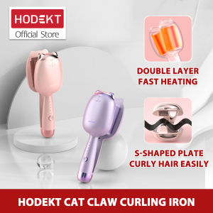 HODEKT Hair Curler Ceramic Curling Iron 32MM Big Wave Deep Wavy Splint Egg Rolls Electric 130-210 ℃ Fast Automatic Hair styler Tools