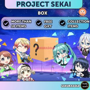 Project Sekai Gift Box Pjsk Set Box Project Sekai Keychain Colorful Stage Miku Keychain Hatsune Miku Sticker PJSK Box 25-ji Nightcord Wonderlands x Showtime Vivid BAD SQUAD Leo Need MORE MORE JUMP!