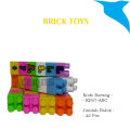 Acekids - Balok Susun Gambar Tulisan Abjad dan Angka Warna Warni Puzzle Block 48 PCS Bongkar Pasang. 