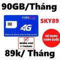 [Miễn phí tháng đầu] SIM 4G MOBI Sky89 SKY99 - DATA THẢ GA - Gọi Miễn Phí - Vào mạng thả ga - BẢO HÀNH 1 ĐỔI 1 từ MƯỜNG THANH ROYAL FREESHIP - CHƯA KÍCH HOẠT.. 