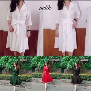 Dress Velvet / pakaian wanita / dress wanita murah  / BISA COD / casual dress santai bahan moscrepe  bagus murah meriah