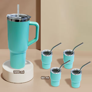 Aveline Tumbler Stainless Steel 12 Liter/Botol Minum 1200 ML Stainles Tumbler/Stainless Tumbler 5 in 1