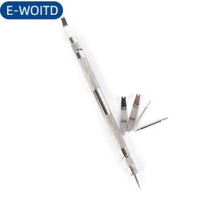 E-WOITD Chuyên Nghiệp Kim Loại Ban Nhạc Đồng Hồ Dây Đeo Mùa Xuân Thanh Liên Kết Pin Remover Sửa Chữa Công Cụ Thiết Lập