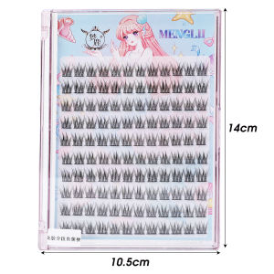 Dorisna ขนตาแบบติดกาวในตัวความจุมากเครื่องสำอางแต่งขนตาหางปลาเนื้อดีขนตาปลอมเป็นธรรมชาติ