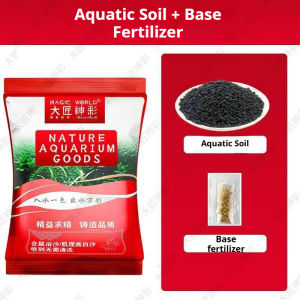 2.5/5KG Premium Aqua Soil for Aquarium Plant Clay Purified Water Black Soil Water Plant Seeds Carpet Plants for Fish Tank Landscaping Decoration