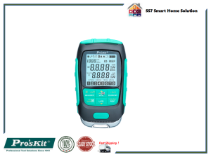 ProsKit MT-7616 4 in 1 fiber Optical Power Multimeter