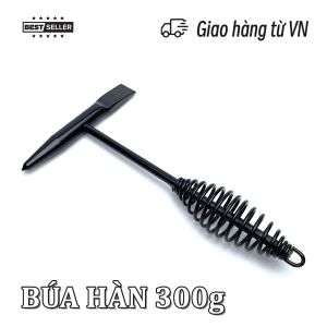Búa Đập Xỉ Đặc Biệt Của Thợ Hàn Búa Xỉ Hàn Lò Xo Đa Chức Năng Búa Hàn Điện Đầu Phẳng Dụng Cụ Lắp Tay Chống Sốc Búa