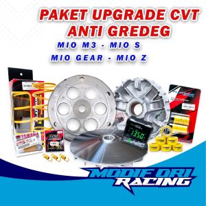 SOUL GT 125 - PAKET KIRIAN CVT UPGRADE PULLEY BUBUT CUSTOM - X RIDE 125