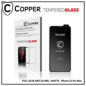 Anti Gores Kaca Matte Anti Glare Untuk iPhone 12 Pro Max ( Brand: COPPERINDO )