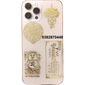 Bộ 4 Miếng Linh Phù Dán Điện Thoại Tài Lộc( Đã Khai Quang)