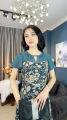 Đầm Trung Niên [ Linh Trà ] (TM 1809) Bigsize Màu Sắc Trẻ Trung Tươi Sáng Cao Cấp Tối Giản Họa Tiết Sang Trọng  Đi Tiệc Cho Mẹ Cho Cô. 