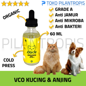 KAREIN MINYAK VCO VIRGIN COCONUT OIL KUCING ANJING OBAT ANTI JAMUR SCABIES SKABIES GUDIK KUDIS MURAH