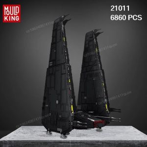 Compatible with LEGO 6860pcs MK SPACE FIST ORDER COMMMAND SHOTTLE Bộ mô hình Mold King 21011 Star Plan Khối xây dựng Giáo dục DIV Quà tặng Đồ chơi
