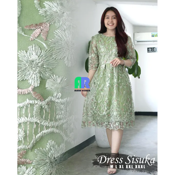 Dress%20Remaja%20Modern%20Tile%20Bordir%20Twoton%20Terbaru%20Pesta%20Kondangan%20Natal%20Sisuka%20Model%20Korea%20Jumbo%20-%20Image%206