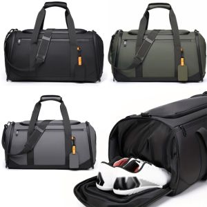 XENMART Waterproof Travel Duffle Bag Multiple Compartments Large Capacity Sports Gym Bag Durable Storage Crossbody Handbag Outdoor