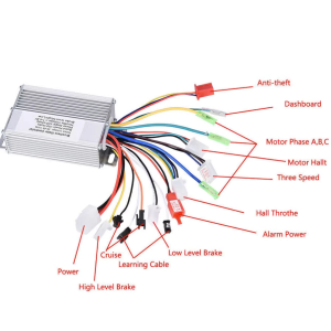 ⭐COD⭐ MY1025 24V Motor Dinamo Brushed 250W-350W 11 Gigi Kecepatan 2750Rpm Paduan Aluminium Motor Sikat Berkecepatan Tinggi untuk Skuter Listrik Sepeda Listrik Kontrol Kecepatan Penggerak Motor DC untuk Off-Road E-Bike