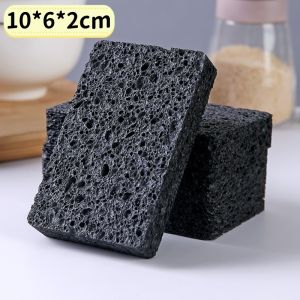 1/3PCS Reusable Optional Compressible Wood Pulp Dual-Sided Dishwashing Sponge Kitchen Non-Scratch Scrubber Household Cleaning Tools
