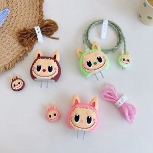 พร้อมส่ง️ชุดแต่งสายชาร์จลายการ์ตูน ชุดถนอมสายชาร์จการ์ตูนน่ารักๆพร้อมส่งจากไทย Apple iphone 20w/18w 5w