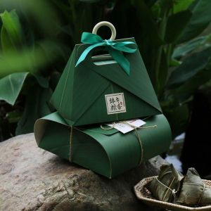 MMLUCK Thiết bị cầm tay Hộp quà bánh trung thu Di động Cao cấp Hộp đóng gói trống Hộp đựng sản phẩm Có thể tái sử dụng Hộp quà sang trọng Lễ hội Thuyền Rồng