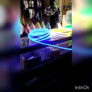 NEON FLEX 10METER+SOKET 220V LED NEON FLEXIBEL SELANG SUSU/LED STRIP FLEXIBEL 220V (SIAP PAKAI)
