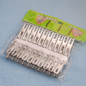 MAYA กิ๊ฟหนีบผ้า คลิปหนีบผ้า ตัวหนีบผ้าสแตนเลส    stainless steel clothespin แพ็ค 20 ตัว