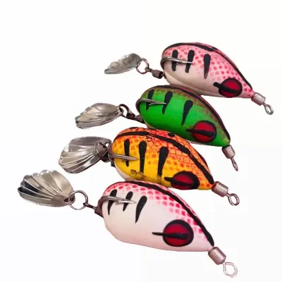 Mồi câu lure-Nhái hơi Kh1 F35 3.5cm Lưỡi độ CN thép 1ly5 không rỉ - Bắt Cá - Fishing