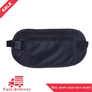 [COD] 1PC Universal Sports Waist Bag Money Belt For Travel Women And Men Slim Hidden Travel Wallet Mobile Phone Anti-theft Bag