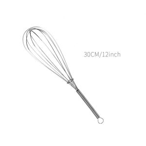 1pc Stainless Steel Mini Egg Mixer Whisk Cream Flour Juice Whisk Gadgets Household Kitchen Manual Beater with Spring Handle
