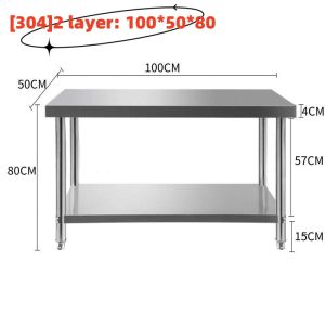 CTTC table New model console table 304 kitchen table long table console Commercial use table for kitchen stainless steel table stainless table for kitchen countertop table table kitchen cooking table