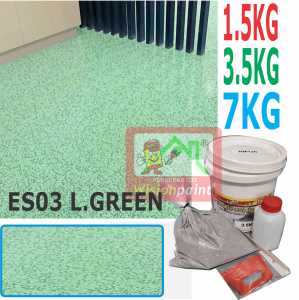 SELF LEVELLING GRANITE Epoxy Coloured Sand Floor Paint Cement Marble effect paint