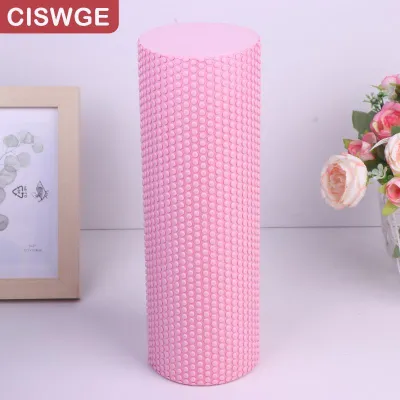 [COD] CISWGE SPORTS Yoga Roller Round EVA Foam Cylinder Roller For Pilates Exercise Enhanced Home Workouts Diameter 10cm Length 30cm