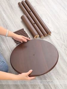Home clothes hanger clothes rack simple bag rack bedroom clothes hanger floor standing room solid wood coat and hat rack