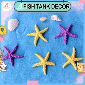 Rennas Fish Tank Decoration Starfish Decor Aquarium Decor Aquarium Accessories Decorations Betta