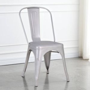 various metal chair matt black and yellow