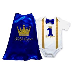 Baby Onesies PH Little Prince Baby Costume Cape 1st Birthday Baby Boy Photoshoot Outfit Royalty King Prince Charming