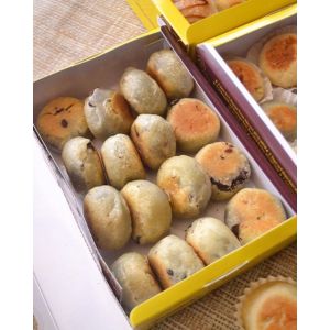 Bakpiapia - Bakpia Single Asli Mix Campur Coklat Kacang Ijo Keju - nikmati kelezatan pastry manis renyah gurih asli pathok jogja