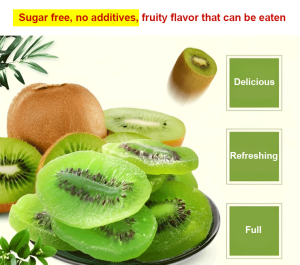 Natural dried kiwi fruit ✨Sweet and sour Dried kiwi fruit 500g Canned dried kiwi fruit Preserved