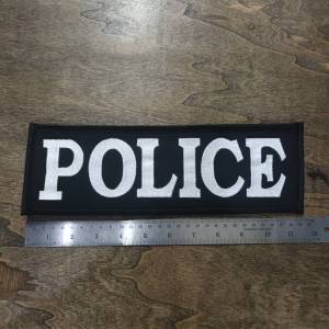 Tec40 VELCRO PATCH POLICE SIZE 290x90mm ตำรวจ Tec40store ไรท์สาระกับครูแว่น