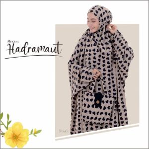 Mukena Terusan Jumbo Hadramaut syari Milo 2