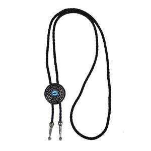 Phương Tây Theo Chủ Đề Bolo Tie Vòng Cổ Với Kim Loại mắt quỷ dây bằng da mặt dây chuyền Cà Vạt Cà Vạt Cho Giản Dị Và trang phục dự tiệc