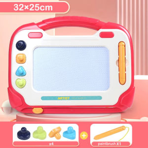 Table Painting Gambar Magnetik Portable Papan Anak Drawing Board Tulis Painting board Mainan