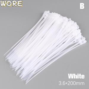 100Pcs Screw Hole Cable Ties Fixed Cable Tie Nylon Cable Zip Ties With Screw Hole Mount Self Locking Loop Wrap Bundle Tie Straps