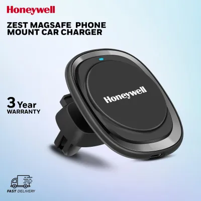 Honeywell Zest Magsafe Phone Mount Car Charger - HC000056/CHG/BLK/MS/15W