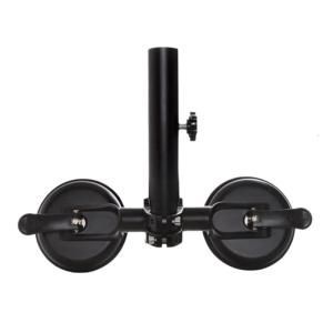Universal Metal Flagpole Holder For Car Motorcycle Truck Windproof Adjustable Mounting Bracket Iron Rubber Suction Base