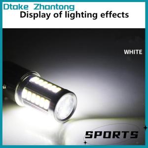 Dtake 1PC PX15D BA20D LED Fog Light Lamp Auto Motorcycle Headlights 33 SMD Motor Light Headlamp