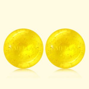 Paket GMEELAN 24K Whitening Handmade Soap Cleansing Bath 100g Soap With Long-lasting Fragrance Supports The Removal Of Melanin / NASA GROSIR